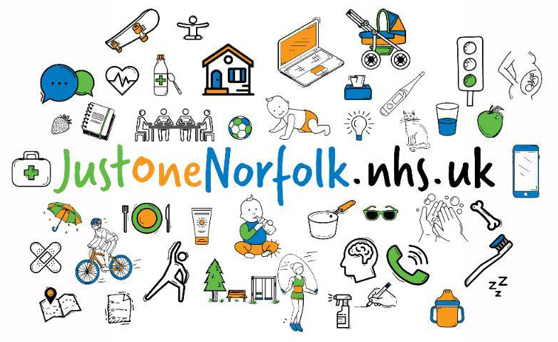 Just One Norfolk graphic