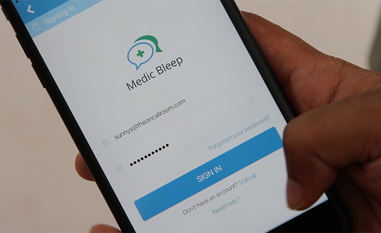 Medic Bleep clinical communication tool