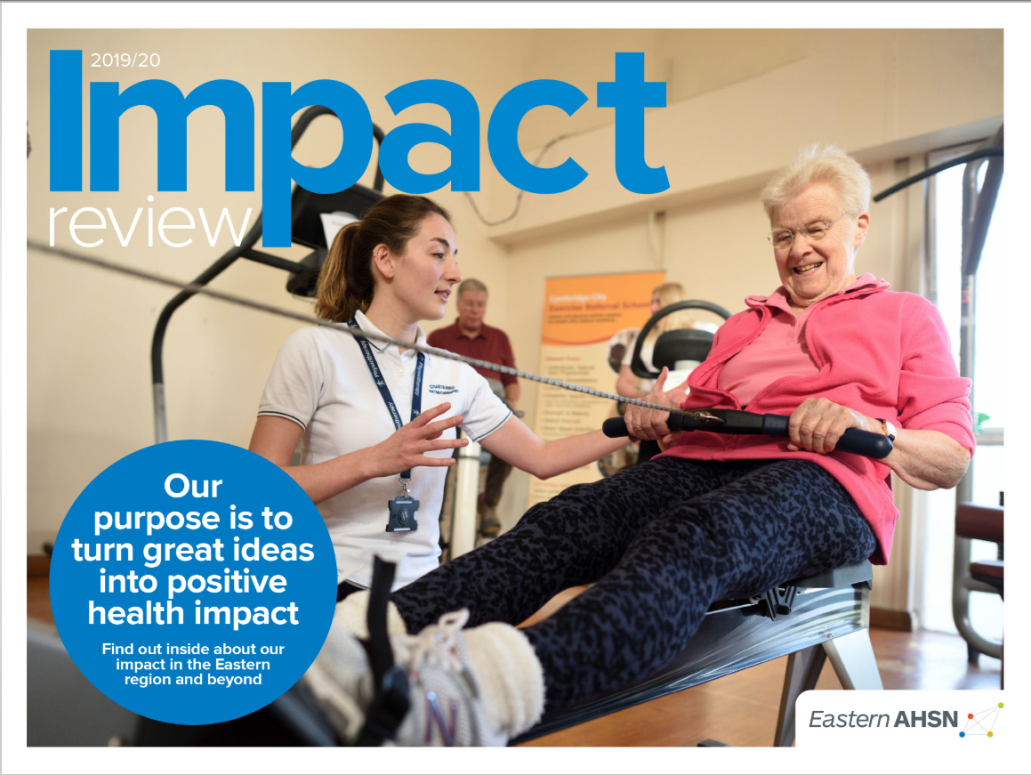 Eastern AHSN impact review 19-20 cover
