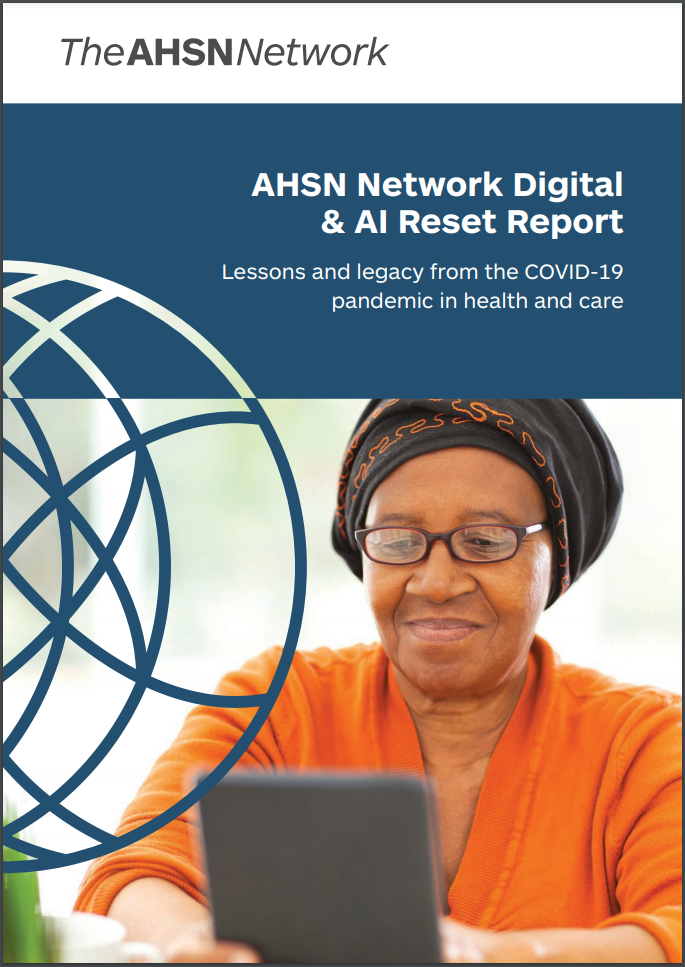 AHSN Network Digital & AI Reset Report cover
