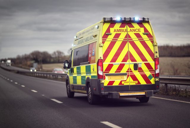 Ambulance paramedic stroke emergency