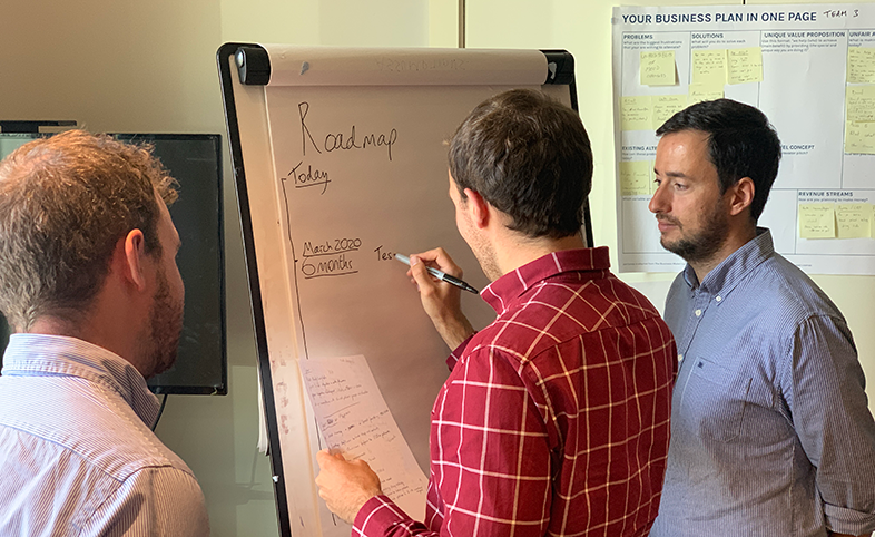 MedTechBOOST team plan solution to a healthcare challlenge