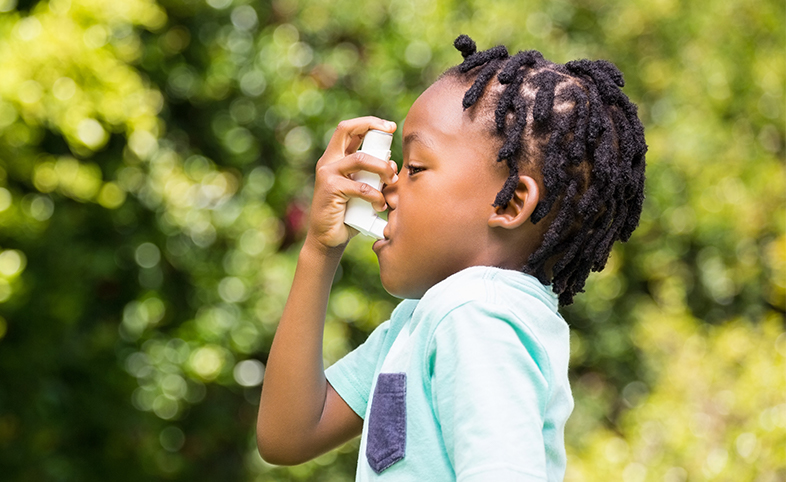Child with Asthma fractional exhaled nitric oxide