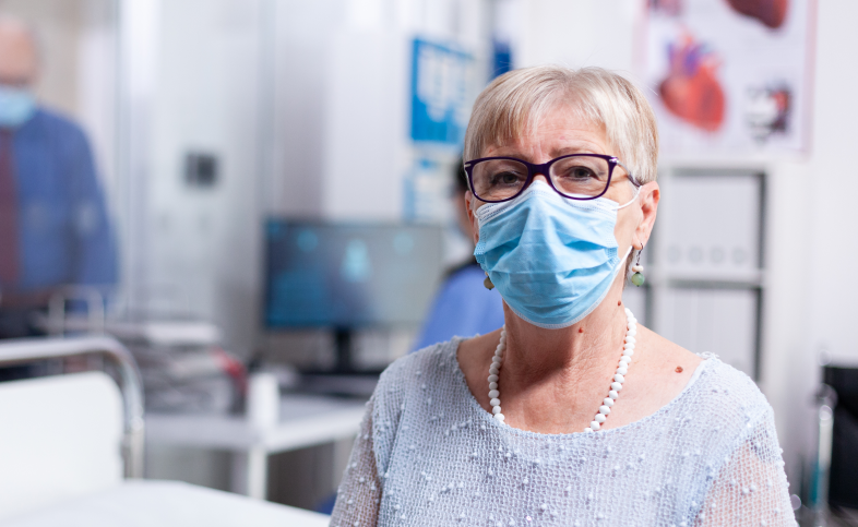 Cancer patient waiting to be seen